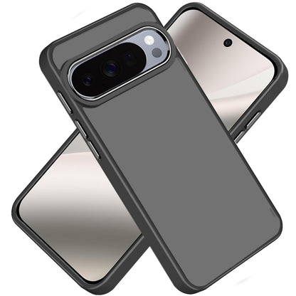 For Google Pixel 10 Pro XL Slim Fit Thin Hybrid,Frosted Matte Polished Acrylic Hard PC with TPU Rubber Frame Case Cover