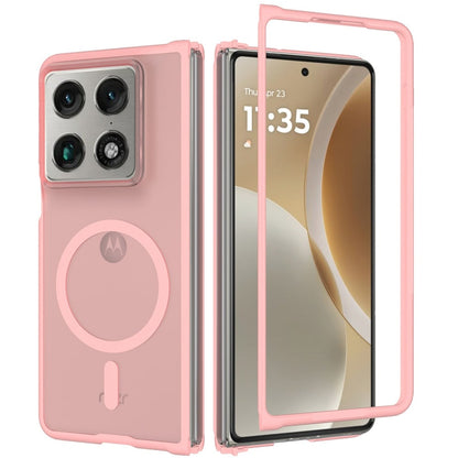 Phone Case for Motorola Razr Fold 2026 Magnetic Circle Matte Hybrid Shockproof Smooth Grip Durable Camera Protection Soft Touch TPU Armor Cover