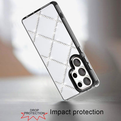 For Samsung Galaxy S24 Ultra Gem Glitter Diamond Bling Clear Hybrid TPU Cover, Colorful Shockproof Protective Back, Slim Fit for Women Girls Case Cover