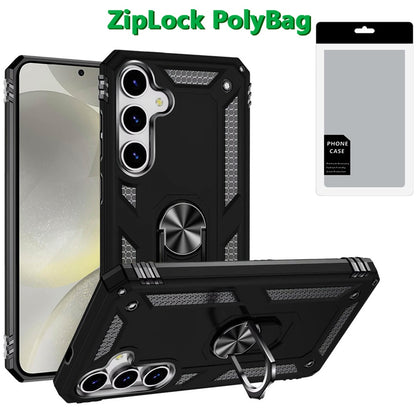 Hybrid Shockproof Durable 360 Degree Rotatable Ring Stand Holder Kickstand Fit Magnetic Car Mount