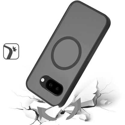 For Google Pixel 10a MagSafe Compatible Case Hybrid Soft TPU Bumper Hard Translucent Matte Back Slim Shockproof Case Cover
