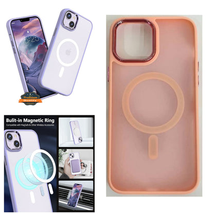 For Samsung Galaxy S25+ S25 Plus /S24+ Compatible with MagSafe Strong Magnetic Slim Translucent Matte Back TPU Shockproof Design Case Cover