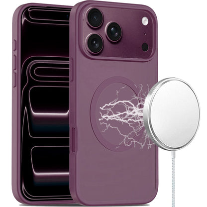 Phone Case for Apple iPhone 18 Pro Max Magnetic Matte Hybrid Shockproof Smooth Grip Durable Camera Protection Anti-Slip Soft Touch TPU Armor Cover