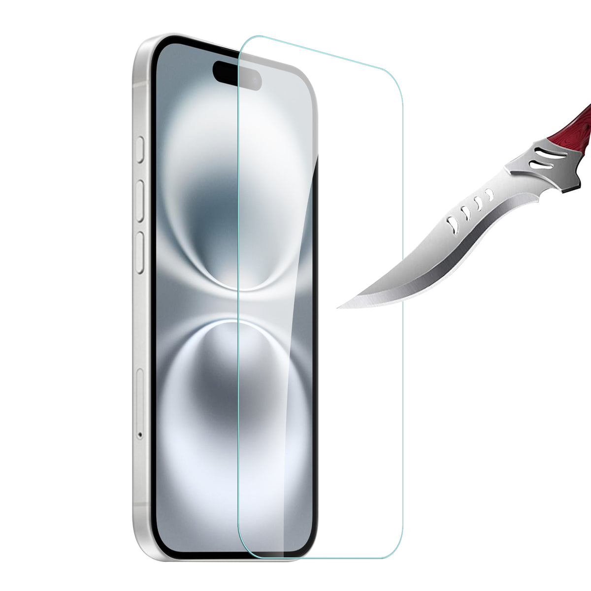 Screen Protector for Apple iPhone 18 Pro Premium 9H Tempered Glass HD Clear Screen Protector Fingerprint Resistant Durable Screen Guard Cover Clear