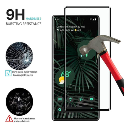 For Motorola Razr Ultra 2025 Premium Tempered Glass Screen Protector Designed to allow full functionality Fingerprint Unlock 3D Curved Edge Glass Full coverage Protector Clear Black