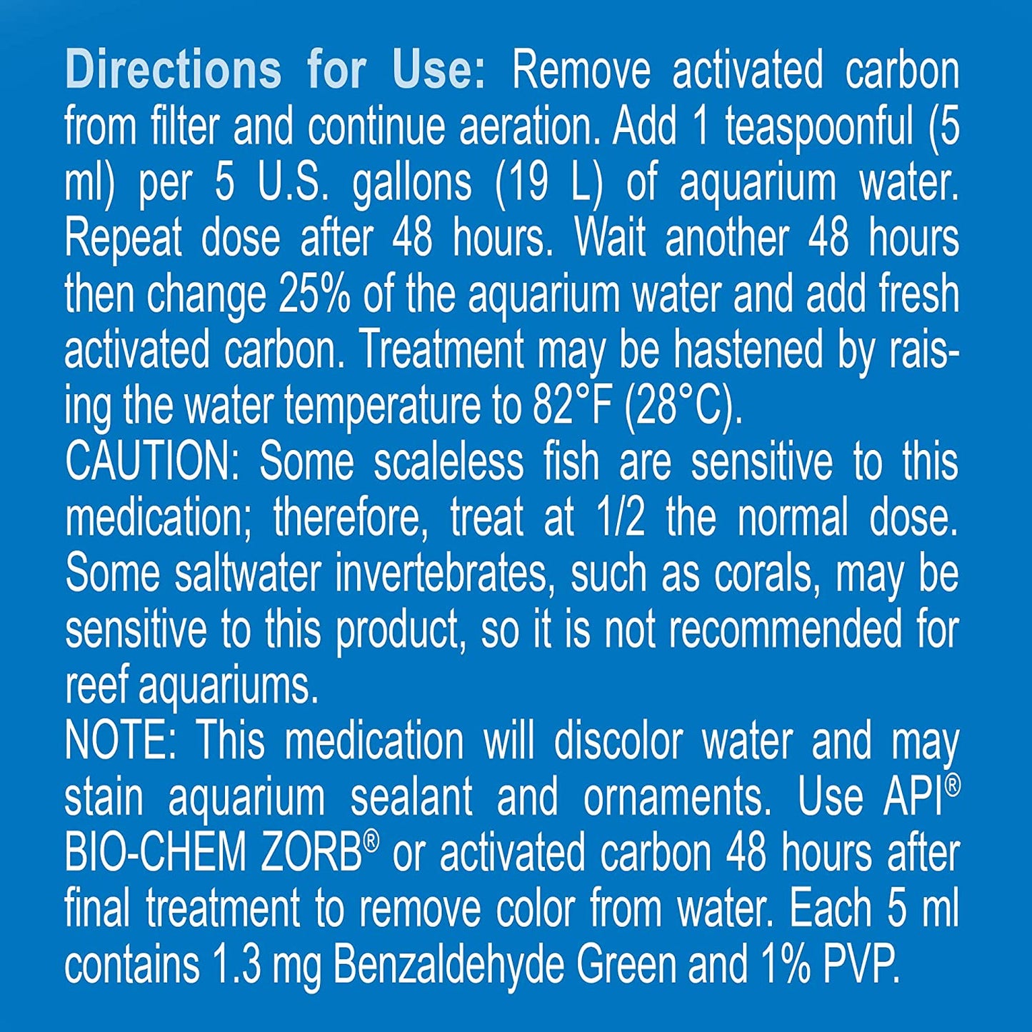 API Super Ick Cure Treats White Spot Disease [Aquarium Supplies] 4 oz