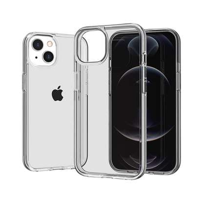 For Apple iPhone 17 Pro Max Transparent Shock Absorption PC + TPU Rubber Gel Thick 3mm Hybrid Silicone Slim Fit Back Case Cover