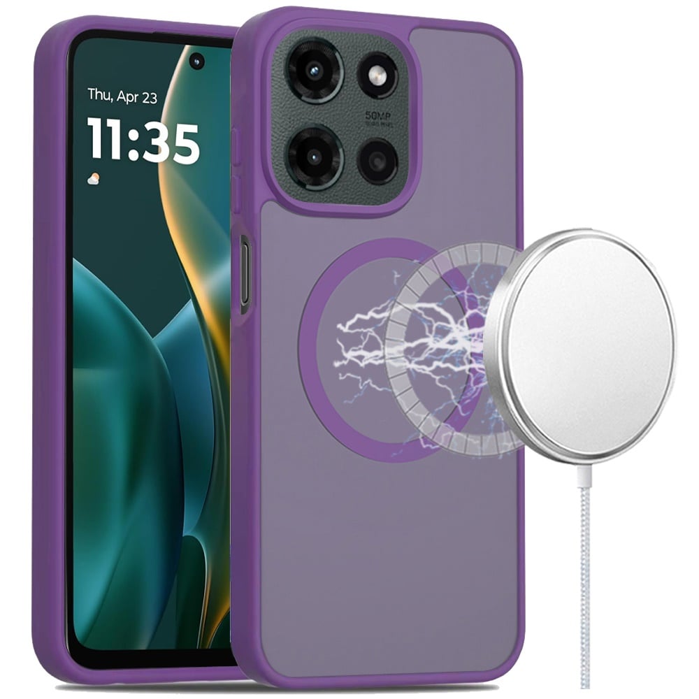 Phone Case Cover for Motorola Moto G 5G 2026 / 2025 /G Play 5G 2026 MagSafe Compatible Case Hybrid Soft TPU Bumper Hard Translucent Matte Back Slim Shockproof Cover