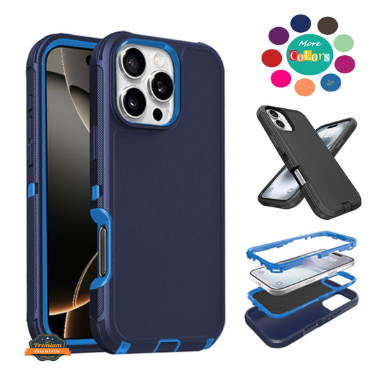 For Samsung Galaxy S25+ S25 Plus /S24+ Delux Armor Case Shockproof Rugged 3-Layer Protection Hybrid Heavy Duty with Enhanced Durability Case Cover