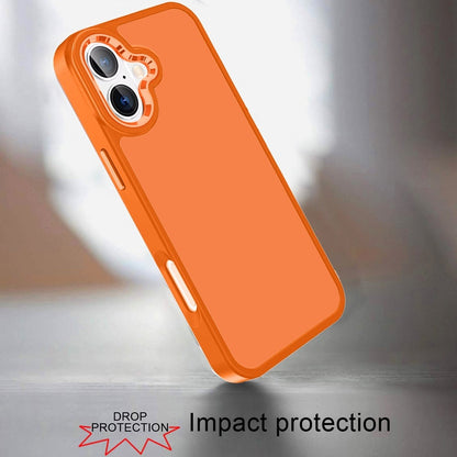 For Apple iPhone 17 (6.3") Slim Fit Thin Hybrid,Frosted Matte Polished Acrylic Hard PC with TPU Rubber Frame Case Cover