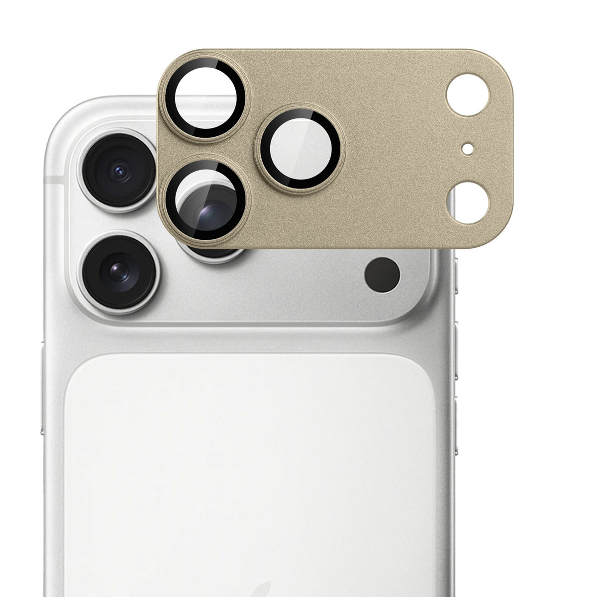 Camera Lens Protector for Apple iPhone 17 Pro Max (6.9") Camera Lens Protector Tempered Glass Metal Frame Scratch Resistant HD Clear Precision Fit