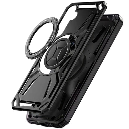 For Samsung Galaxy S26+ / S26 Plus Hybrid Magnetic Ring and 360° Rotational Kickstand with MagSafe Compatible, Military Grade Drop Protection Case Cover