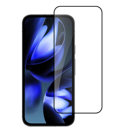 For Google Pixel 10 Pro XL Tempered Glass Screen Protector [Full Coverage] Curved Black Edged 9H Hardness Glass Screen Protector Protector Clear Black