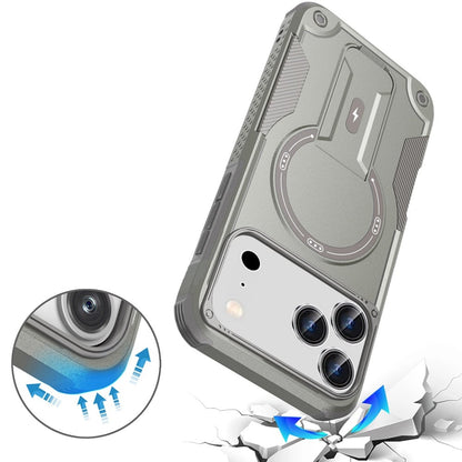 Phone Case for Apple iPhone 18 Pro Max Magnetic Kickstand Rugged Shockproof Armor Grip Anti Slip Heavy Duty Protective Matte Stand Hybrid Cover