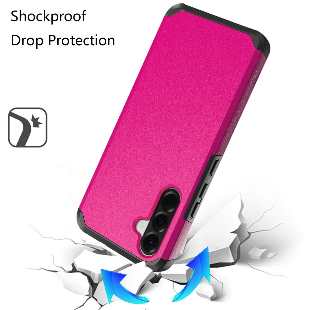 Phone Case for Samsung Galaxy A37 Slim Tough Shockproof Heavy Duty Hybrid Armor Anti Slip Durable Grip Dual Layer TPU Protective Hard Shell Cover