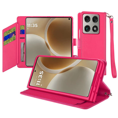 Phone Case for Motorola Razr Fold 2026 Wallet Credit Card Holder Hybrid Slim Protective Dual Function Storage PU Leather Flip Pouch Cover