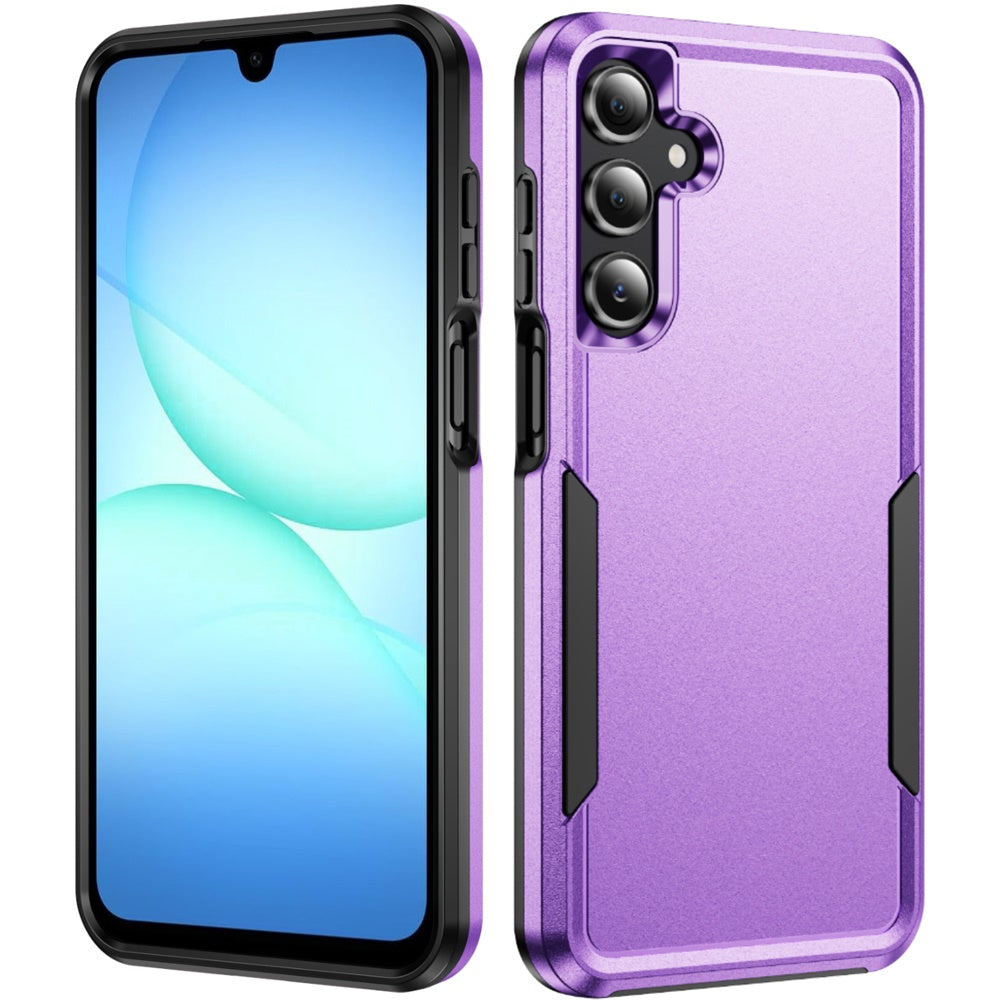 Phone Case for Galaxy A17 5G Tough Hybrid Shockproof Rugged Dual Layer Durable Impact Resistant Drop Protection Heavy Duty Bumper Cover Purple