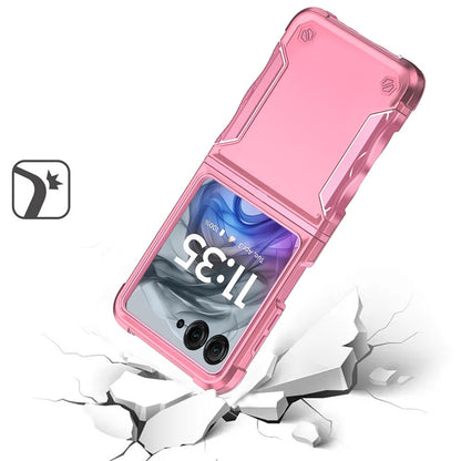 For Motorola Razr 2025 /2024 Slim Fit Back Hybrid Lightweight Shockproof 2-in-1 Hybrid Hard PC Bumper Frame Armor Protection Case Cover