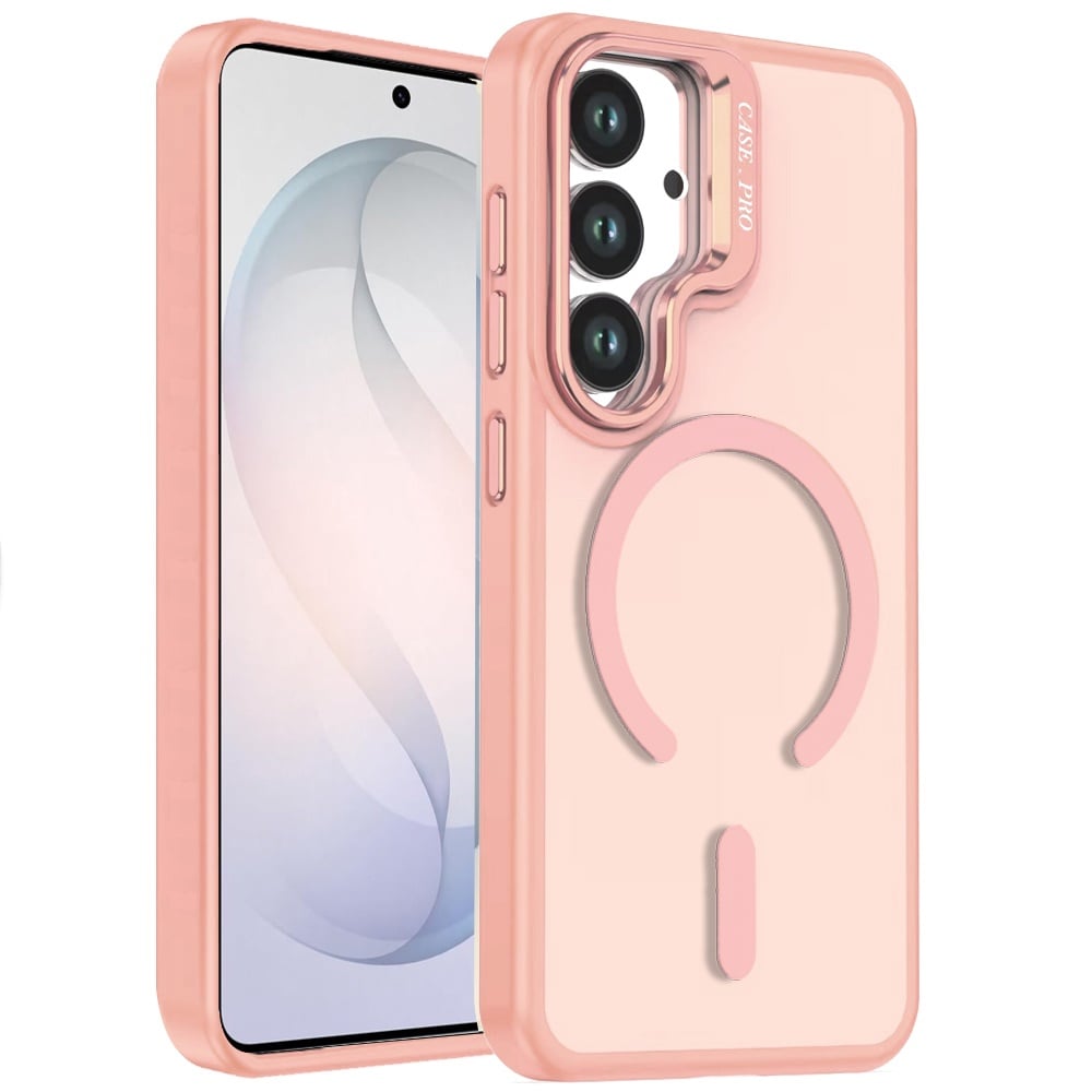 Phone Case for Samsung Galaxy S26 FE /Fan Edition Magnetic Shockproof Hybrid Camera Stand Guard Anti Slip Rubber Durable Protective Matte Design Cover