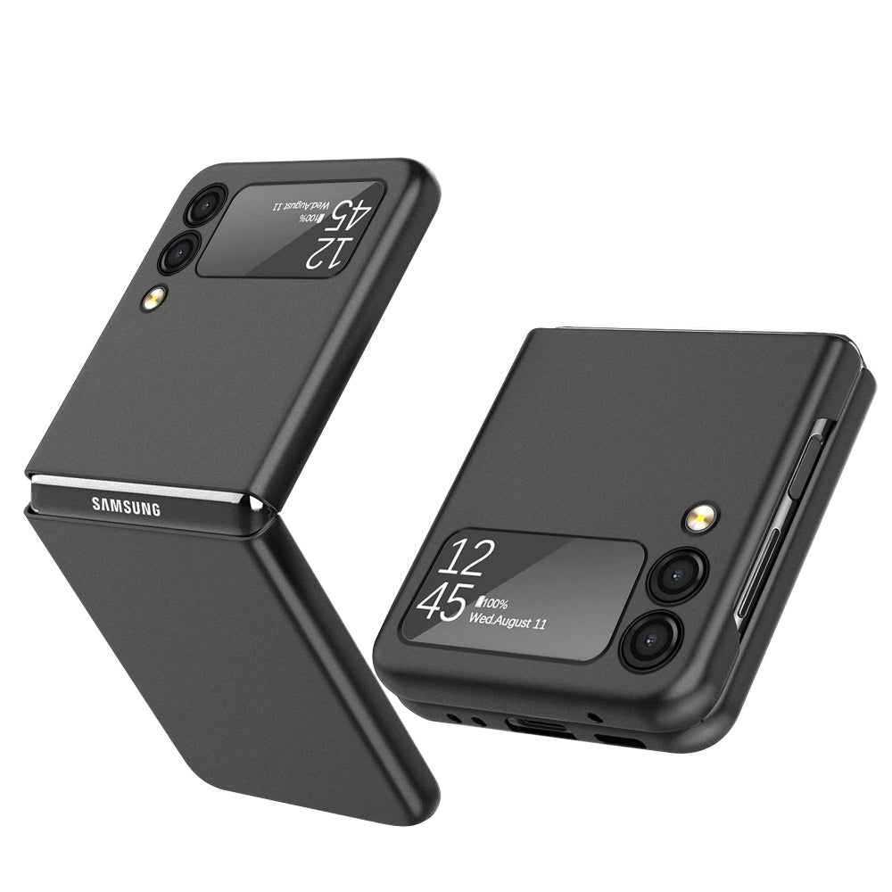 For Samsung Galaxy Z Flip 7 FE Snap-On Flip Premium Matte Finish Slim Lightweight Protective PC + Rubber TPU Hard Shell Case Cover