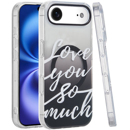 For Apple iPhone 17 Pro Stylish Pattern Fashion IMD Printed Design TPU Slim Shockproof Protective with Magnetic Back Case Cover