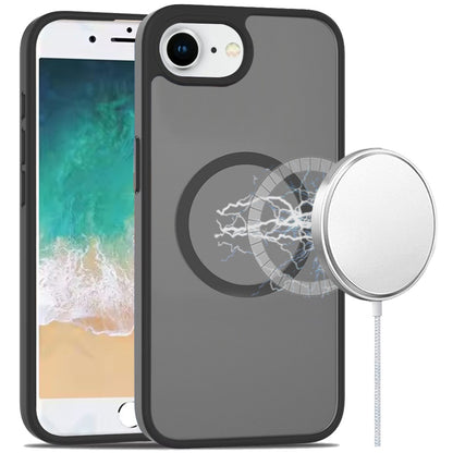 For Apple iPhone 17E /16E MagSafe Compatible Case Hybrid Soft TPU Bumper Hard Translucent Matte Back Slim Shockproof Case Cover