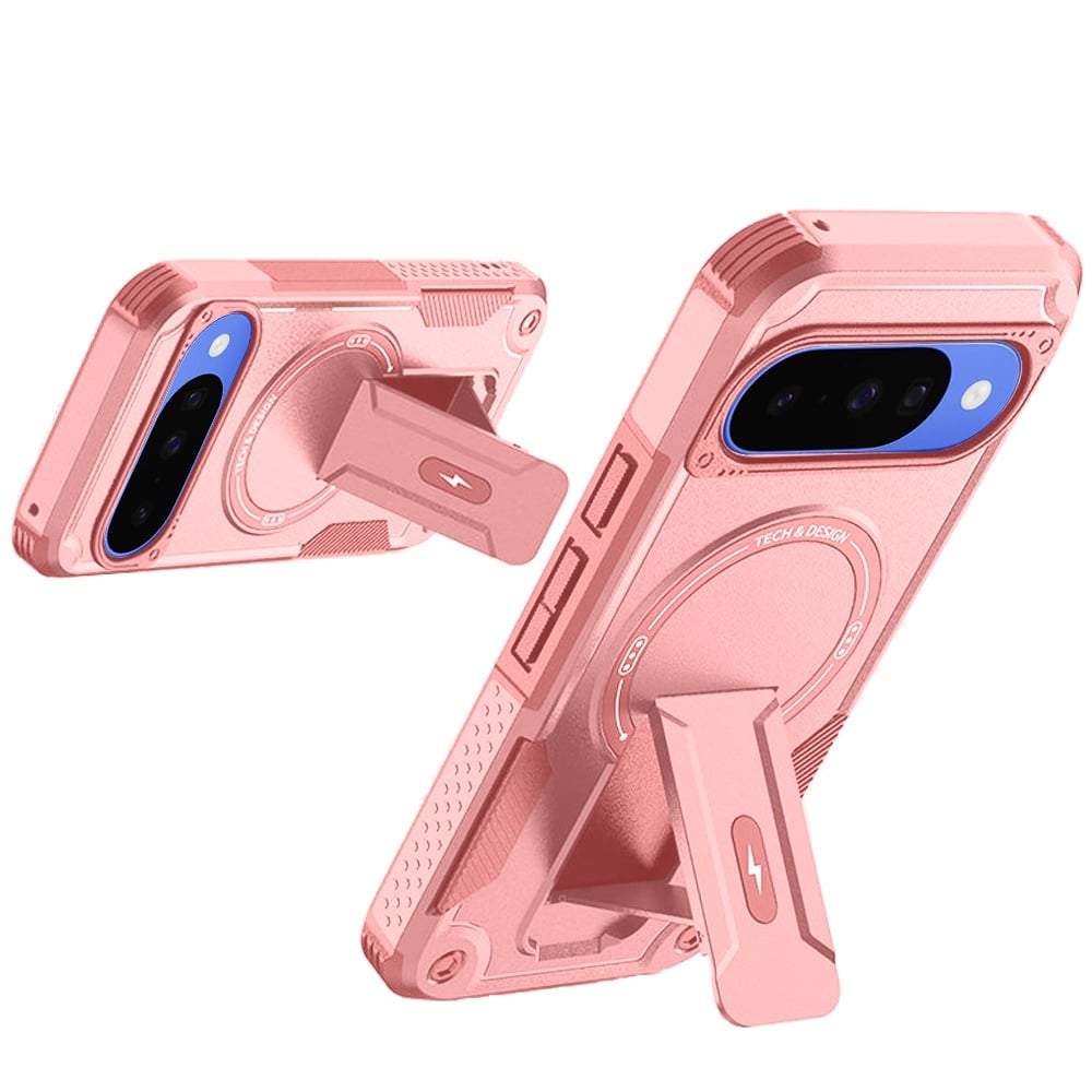 Phone Case for Google Pixel 11 /11 Pro Magnetic Kickstand Rugged Shockproof Armor Grip Anti Slip Heavy Duty Protective Matte Stand Hybrid Cover