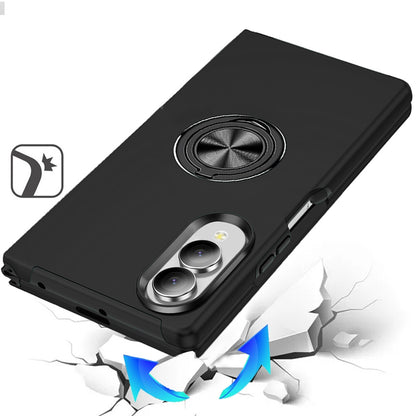 Phone Case for Samsung Galaxy Z Fold 8 Invisible Ring Stand Shockproof Anti Slip Durable Grip Protective Hybrid Slim Fit Magnetic Car Mount Holder Cover