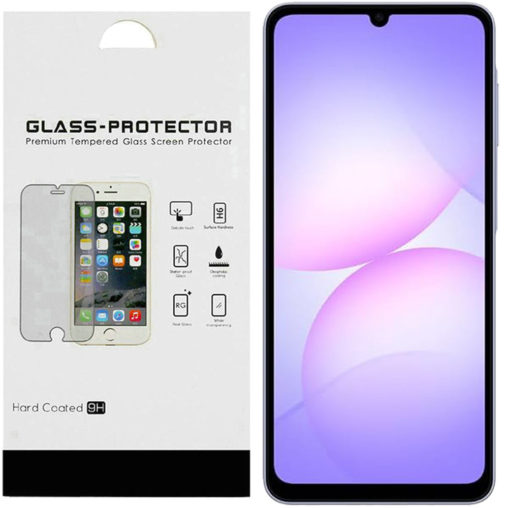 Screen Protector for Samsung Galaxy A08 4G, A07 5G, A07 4G Premium 9H Tempered Glass HD Clear Screen Protector Fingerprint Resistant Durable Screen Guard Clear
