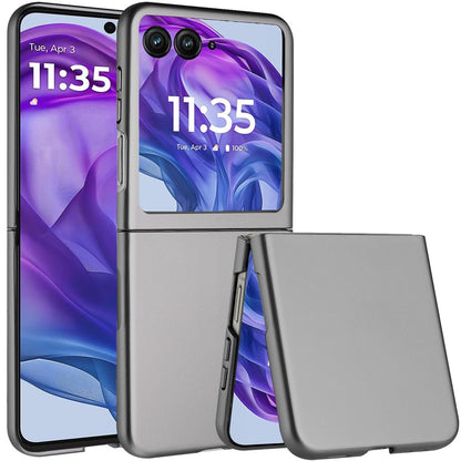 For Motorola Razr+ PLUS (2025 /2024) Snap-On Flip Premium Matte Finish Slim Lightweight Protective PC + Rubber TPU Hard Shell Case Cover