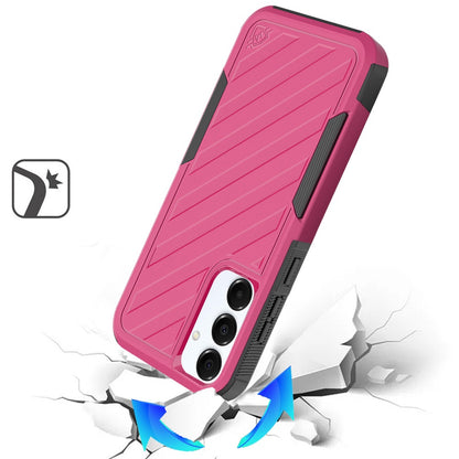 Phone Case for Samsung Galaxy A56 / A36 Rugged Shockproof Dual Layer Lined Armor Heavy Duty Impact Resistant Protective Grip Durable Everyday Protection Cover