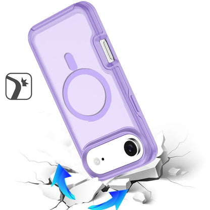 For Apple iPhone 17 Air (6.6") Slim & Durable Compatible with MagSafe Hybrid Shockproof Glossy Oil Protective Dual Layer TPU + PC Case Cover