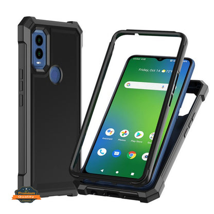 For Cloud Mobile Stratus C8 Full-Body Dual Layer Hybrid Case Slim, Drop-Proof TPU Hard PC, Durable Corner Front Bumper Protector Case Cover