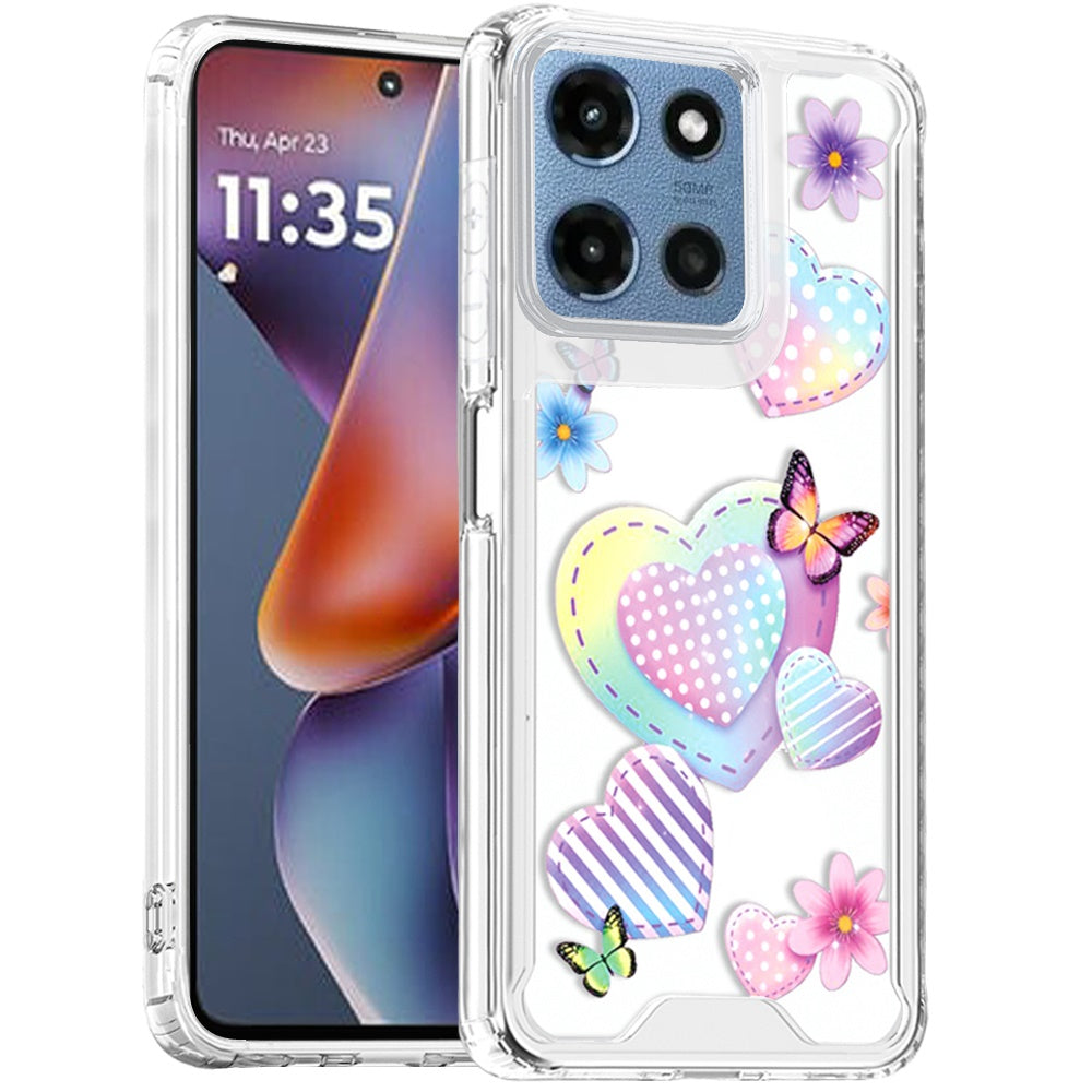 For Motorola Moto G Play 5G 2026 Beautiful TPU Design, Slim Shockproof Soft Cover for Women and Girls, Stylish Protective Case Cover