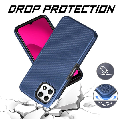 For Motorola Moto G 5G 2025 Dual Layer Slim & Tough Hybrid Shockproof Heavy Duty Rubber TPU Matte with Textured Rugged Shell Protection Case Cover