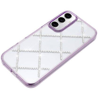 For Samsung Galaxy S25+ /S25 Plus /S24+ Plus Gem Glitter Diamond Bling Clear Hybrid TPU Cover, Colorful Shockproof Protective Back, Slim Fit for Women Girls Case Cover