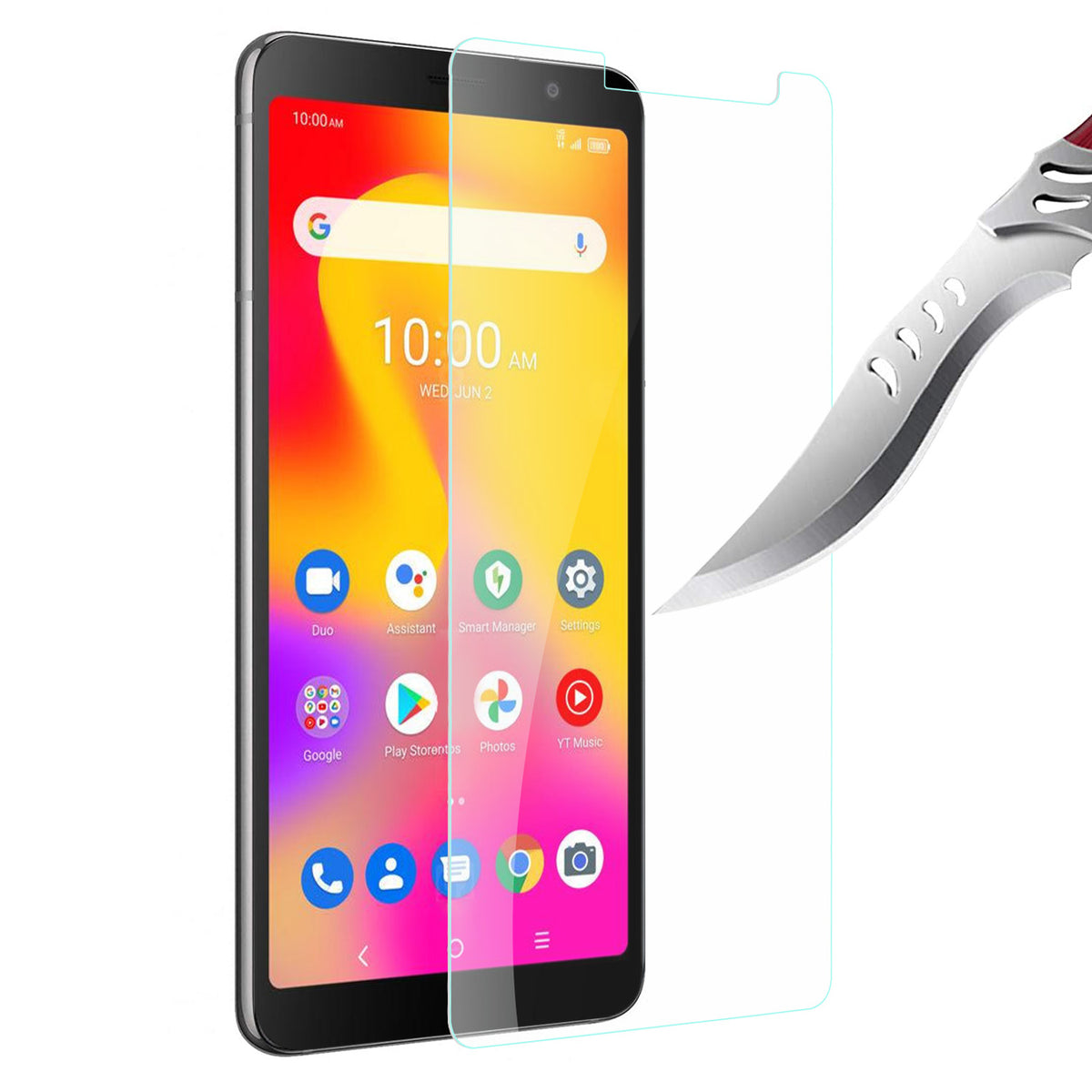 Standard for TCL ION Z TCL ION Z Tempered Glass Screen Protector Premium HD Clear, Case Friendly, 9H Hardness, 3D Touch Accuracy, Anti-Bubble Clear