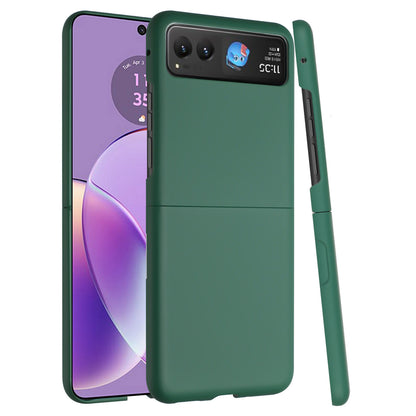 For Samsung Galaxy Z Flip 7 FE Snap-On Flip Premium Matte Finish Slim Lightweight Protective PC + Rubber TPU Hard Shell Case Cover
