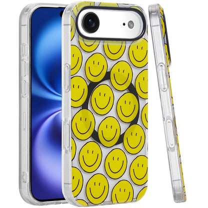 For Apple iPhone 17 Stylish Pattern Fashion IMD Printed Design TPU Slim Shockproof Protective with Magnetic Back Case Cover