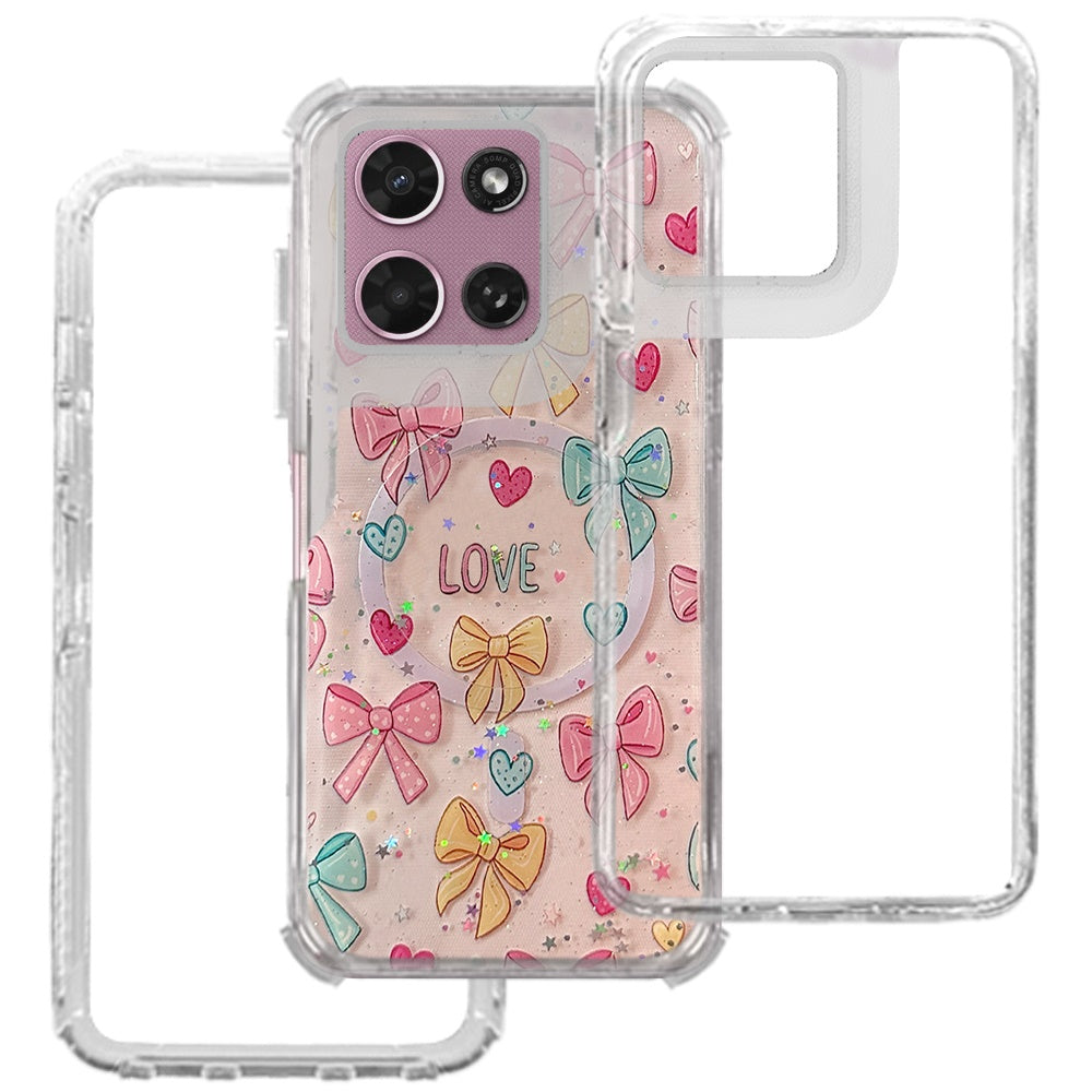 Phone Case for Motorola Moto G Play 5G 2026 Magnetic Hybrid Printed Pattern Design Cover