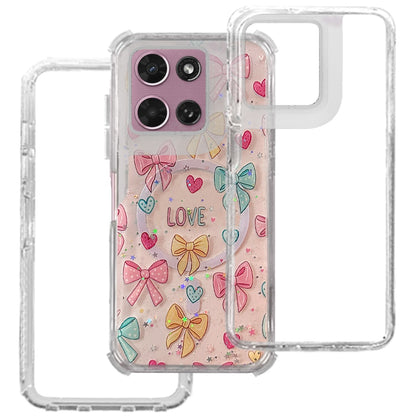 Phone Case for Motorola Moto G 5G 2026/ 2025 Magnetic Hybrid Fashion Printed Pattern Artwork Stylish Printed Design Dual Layers TPU Rubber SIlicone Hard PC Cover