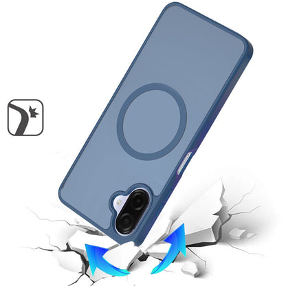 For Samsung Galaxy A07 MagSafe Compatible Case Hybrid Soft TPU Bumper Hard Translucent Matte Back Slim Shockproof Case Cover