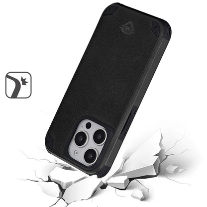 For Apple iPhone 15 Pro Max (6.7") Premium Heavy Duty Dual-Layer Rugged Protection, Shockproof Magnetic Compatible with MagSafe Case Cover