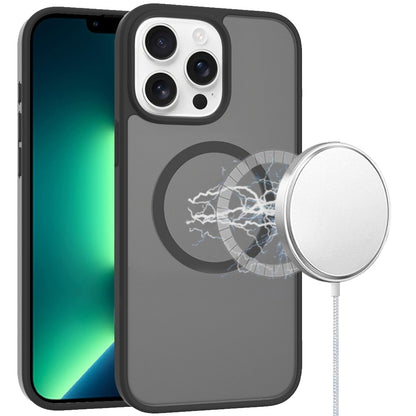 For Apple iPhone 13 Pro MagSafe Compatible Case Hybrid Soft TPU Bumper Hard Translucent Matte Back Slim Shockproof Case Cover