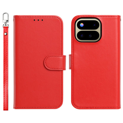 Phone Case for Google Pixel 11 Pro Fold Leather Wallet Folio Credit Card Holder with Magnetic Closure Wrist Strap Classic Flip Design Storage Slots Cover