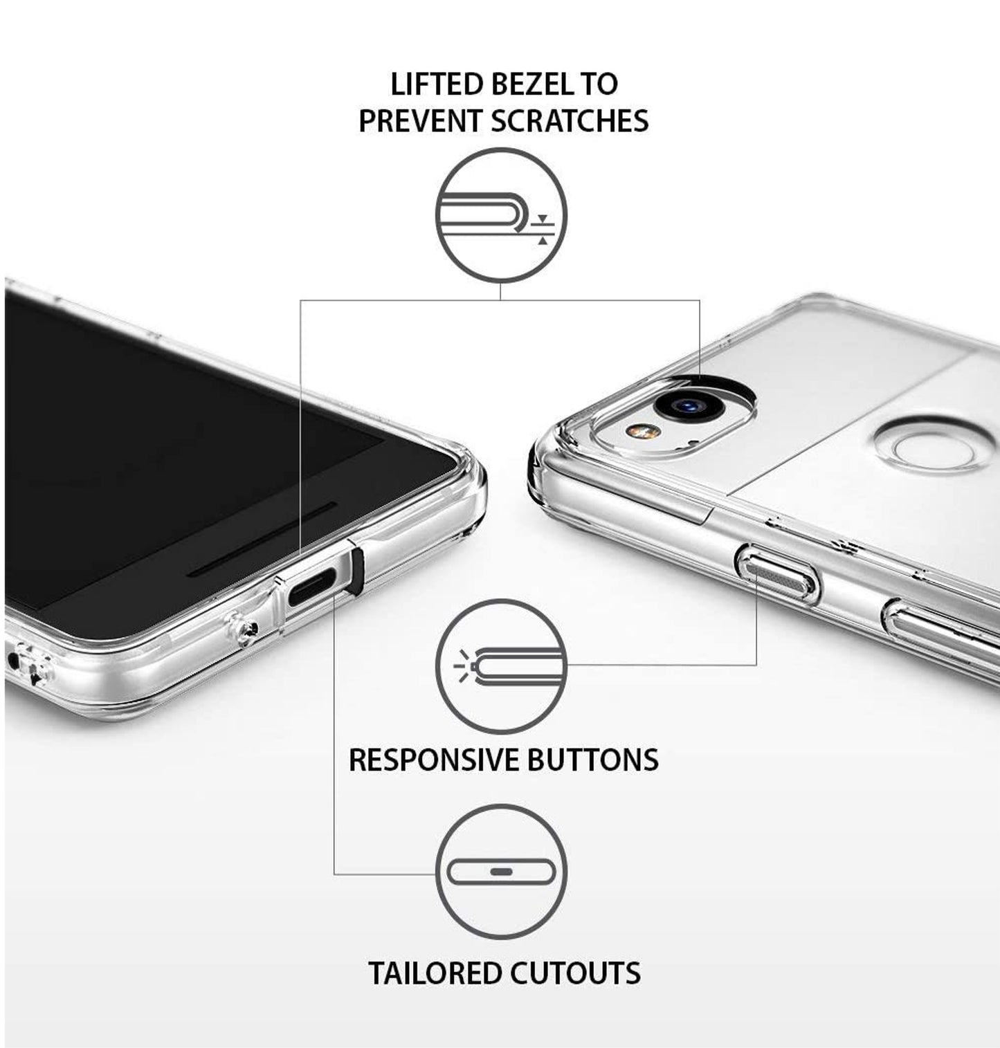 For Samsung Galaxy S25+ S25 Plus /S24+ Slim Shock-Absorbing Hybrid Clear Hard Back Frame Rubber TPU + PC Gummy Defender Protection Case Cover