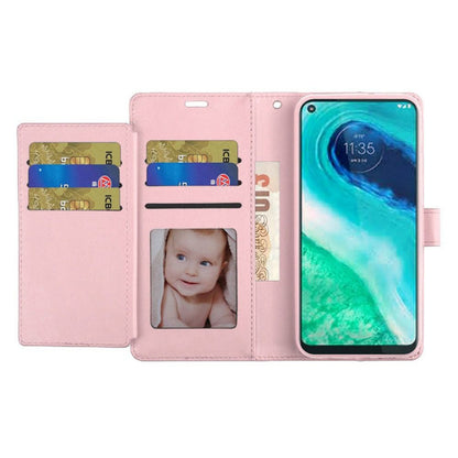 Phone Case for Samsung Galaxy S26 Ultra Wallet Credit Card Holder Leather Grip Shockproof Hybrid Protective Style Durable Flip Pouch Cover Rose Gold