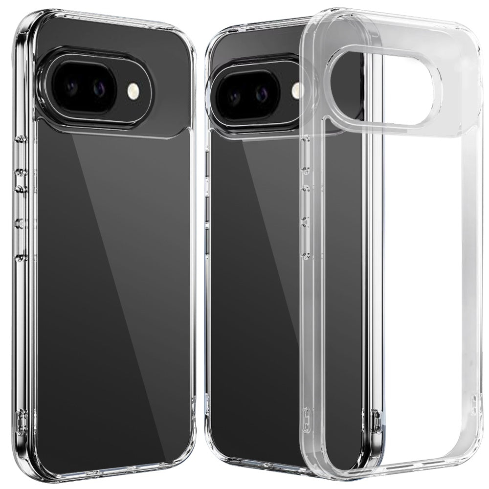 For Google Pixel 10a Shockproof Slim Crystal Clear Transparent Hybrid Cover with Enhanced Drop Protection Case Cover Transparent