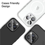 For Apple iPhone 15 Pro Max (6.7") Tempered Glass Camera Lens Protector Ultra HD, 9H Hardness, Scratch Resistant Back Camera Protection Clear Phone Case Cover