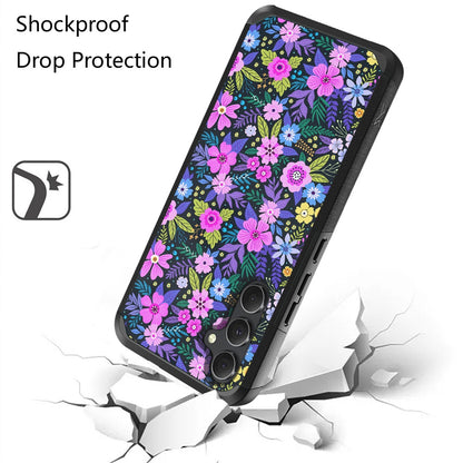 Phone Case for Samsung Galaxy A56/ A36 Slim Tough Shockproof Heavy Duty Hybrid Armor Anti Slip Durable Grip Dual Layer TPU Protective Hard Shell Cover Mystical Floral Boom